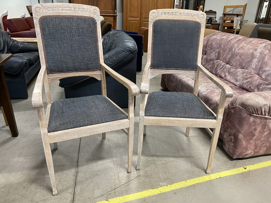 Fotolii masive superbe set 2 buc, șezut/spătar înalt, calitate top