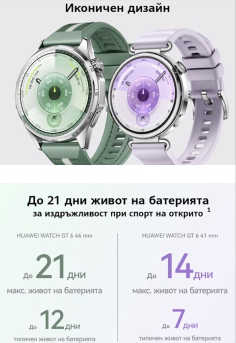 Huawei Watch GT 6 41mm Purple Silicone