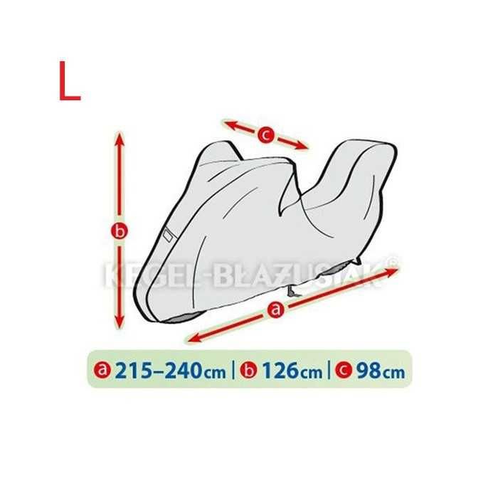 Покривало за мотор Automat, Kegel – Basic, Кутия, L и XL -size, Сив