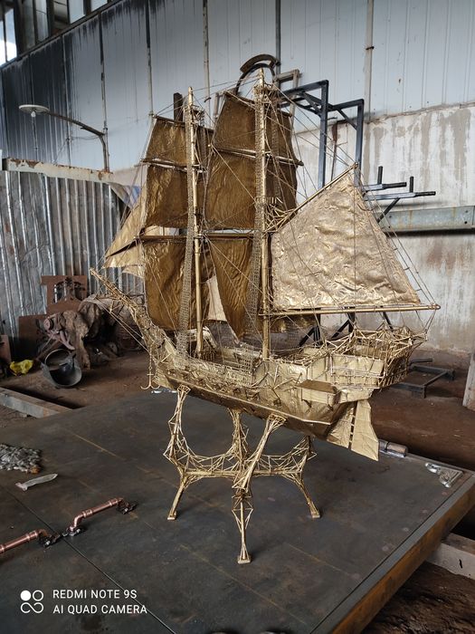 Корабль. Ручная работа