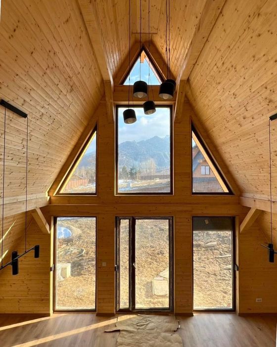 Casă A-Frame de vânzare în Glăjerie - Râșnov, 115 mp, 4 camere, direct dezvoltator