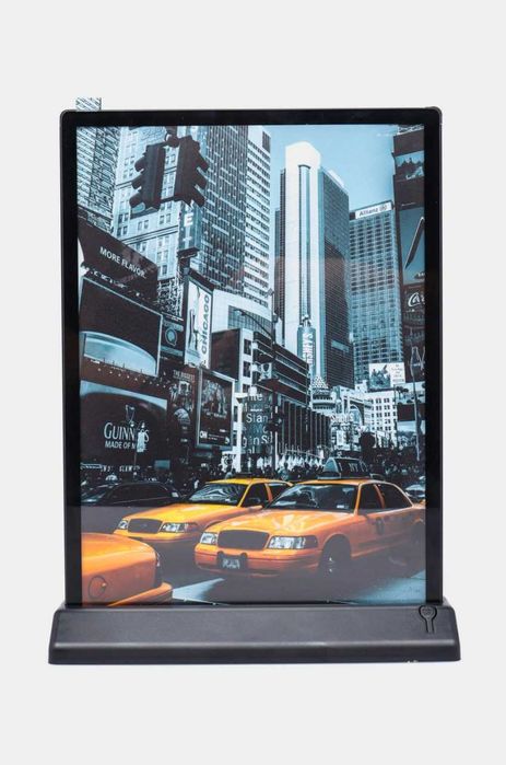 Рекламная стойка, двухсторонняя с подсветкой