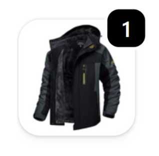 Чисто ново мъжко зимно яке