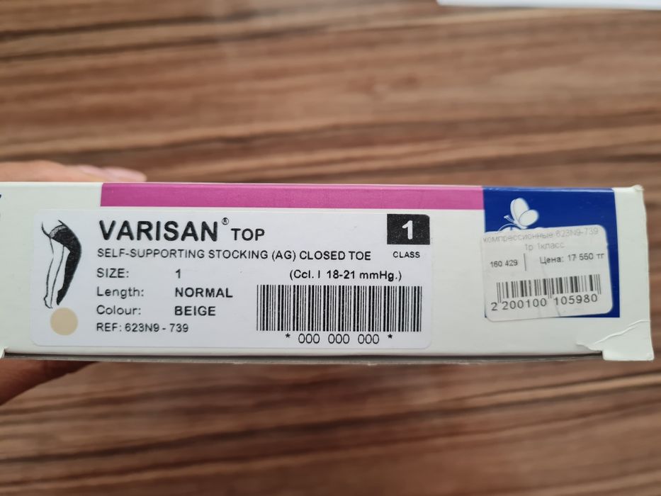 Лечебный компрессионный трикотажные чулки