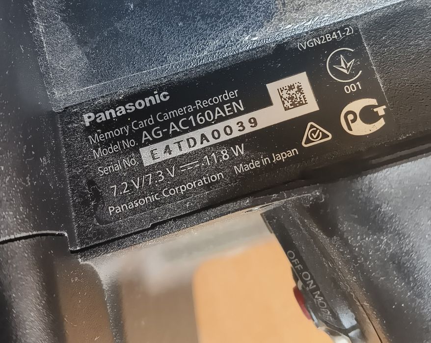 Panasonic ag-160 AEN камера