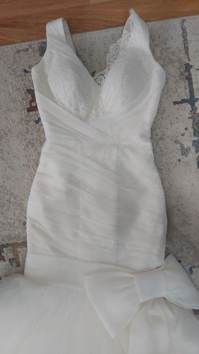 Свадебное платье на худенькую девушку.