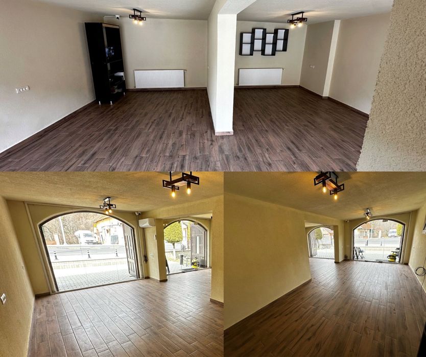 ÎNCHIRIEZ Spațiu Comercial DN73 –Moieciu de Jos (2.5 km / Castel) 60m2