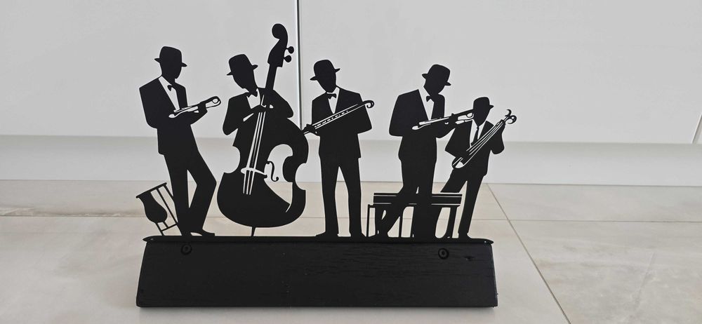 Джаз музиканти–метал, дърво, 30см/ 40см