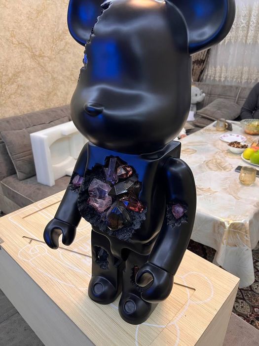 Bearbrick violent bear black
