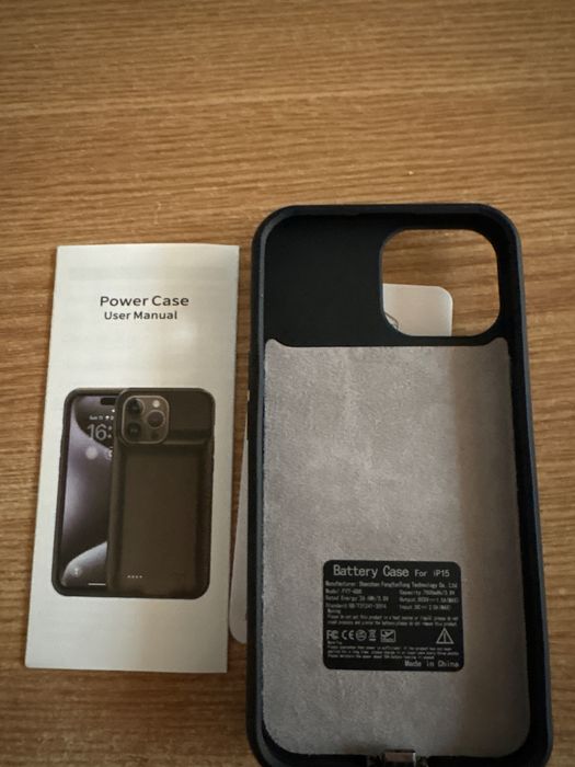 Baterie externa tip husa pentru iphone 15