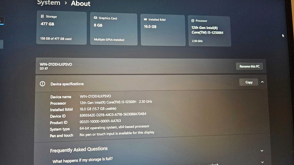 Gigabyte G5 KF RTX 4060/i5