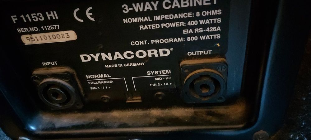 Vând boxe mixer și amplificator Dynacord