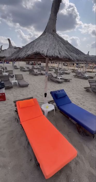 Echipamente plajă / beach bar – șezlonguri, umbrele, toaleta