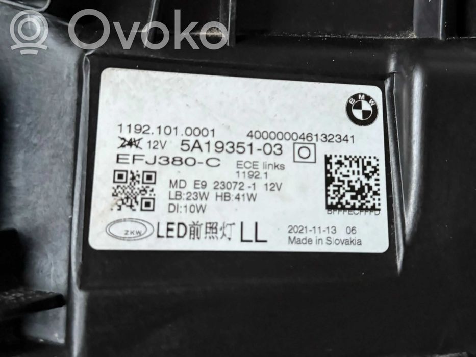 Far Stanga BMW SERIA 4 G22 G23 G26 Full Led Cod 5A19351