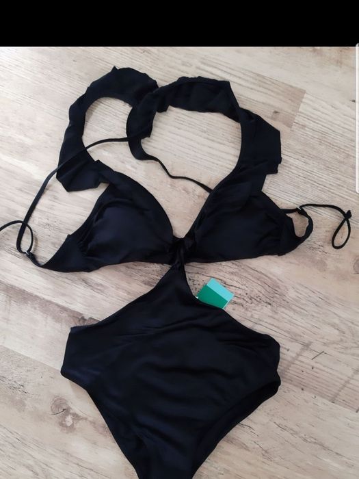 Черен и жълт бански HM s размер