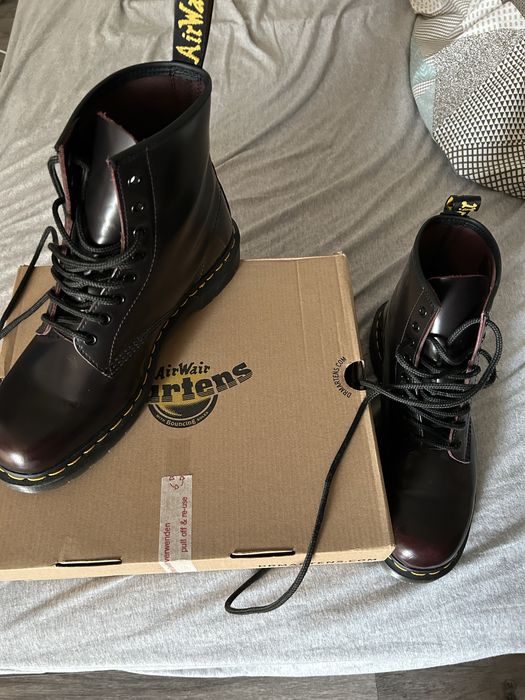 Оригинални кубинки Dr. Martens 1460 (Бордо/Cherry Red) - Номер 45, Като нови