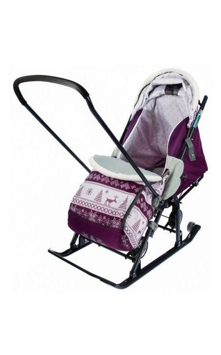 Санки коляска в хорошем состоянии