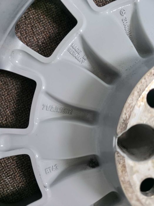 4 Jante Aliaj 5x112 16'' 7.5J ET 42 - OEM Mercedes E-Class W211 - W124 - SL 129R - Impecabile