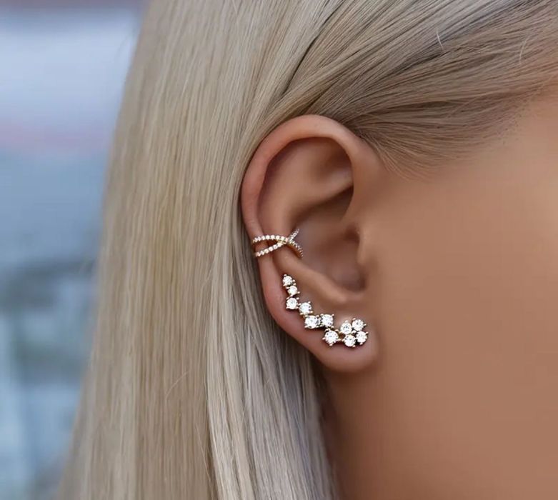 Дамски обеци с кристали