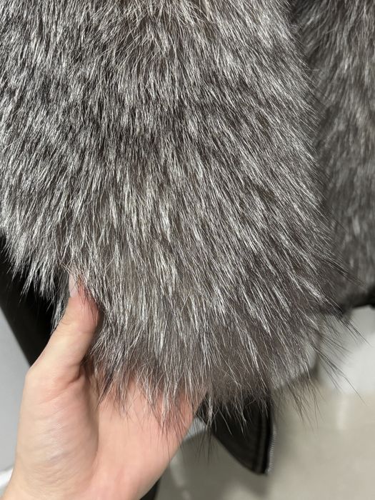 Guler blana naturala vulpe argintie