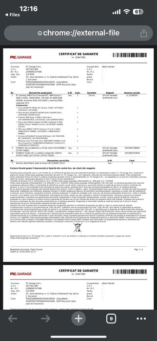 Vand set up de gaming ca nou!