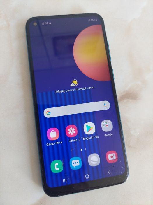[M11] Vând Samsung Galaxy M11 [perfect funcțional] [sticla spartă] //poze reale