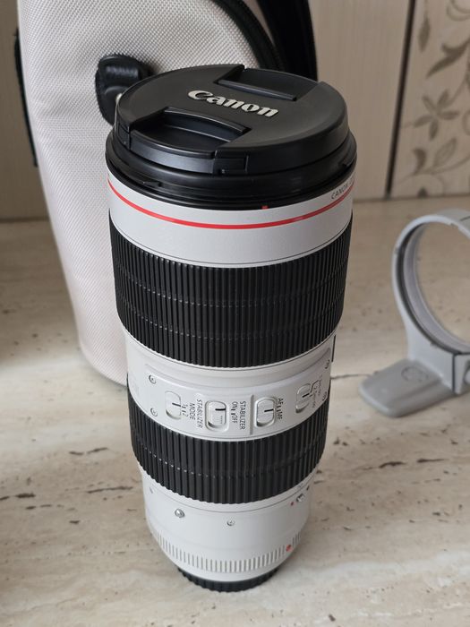 Obiectiv foto Canon 70-200mm f/2.8L IS III USM, în stare perfectă