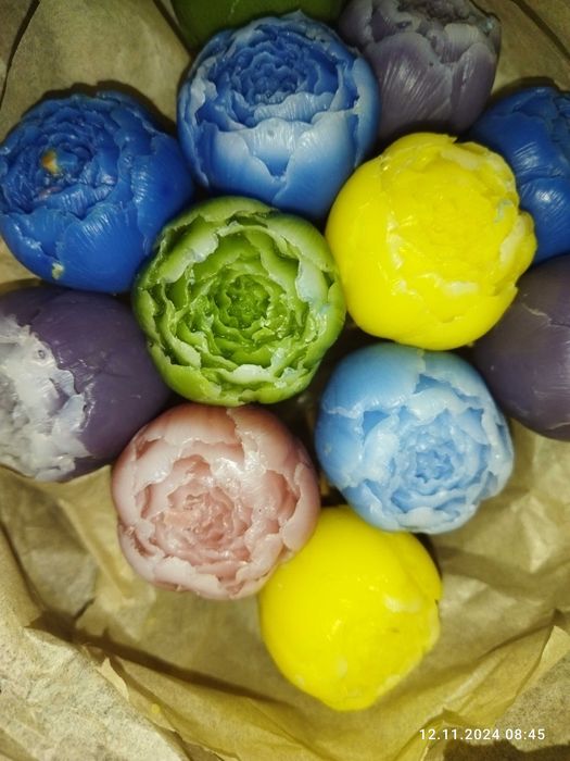 Букет  из мыльных пион