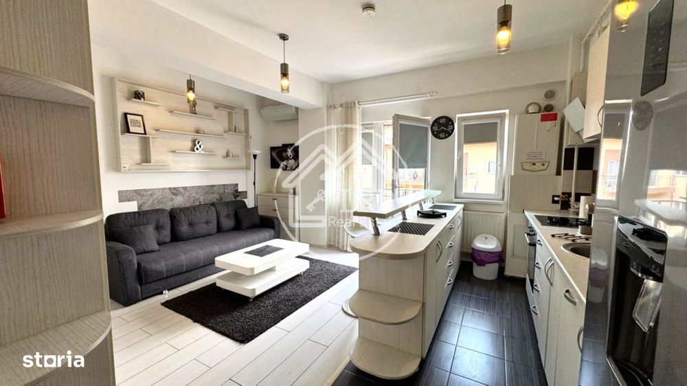 Garsoniera 36mp | Militari Residence | Mobilata/utilata complet | Idea