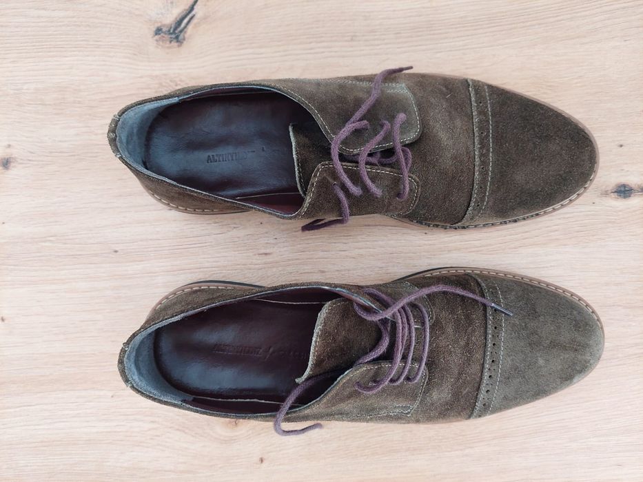 Pantofi piele întoarsă