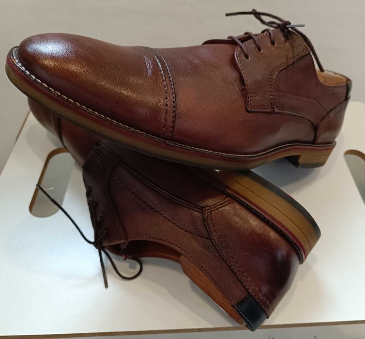 Pantofi derby 43 43.5 premium LLOYD piele naturala moale