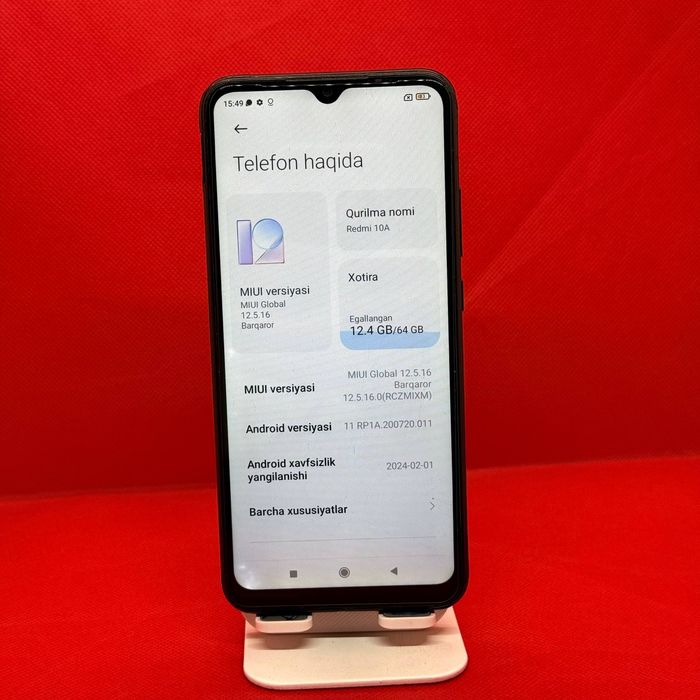 Redmi 10A sotiladi dastavka bor