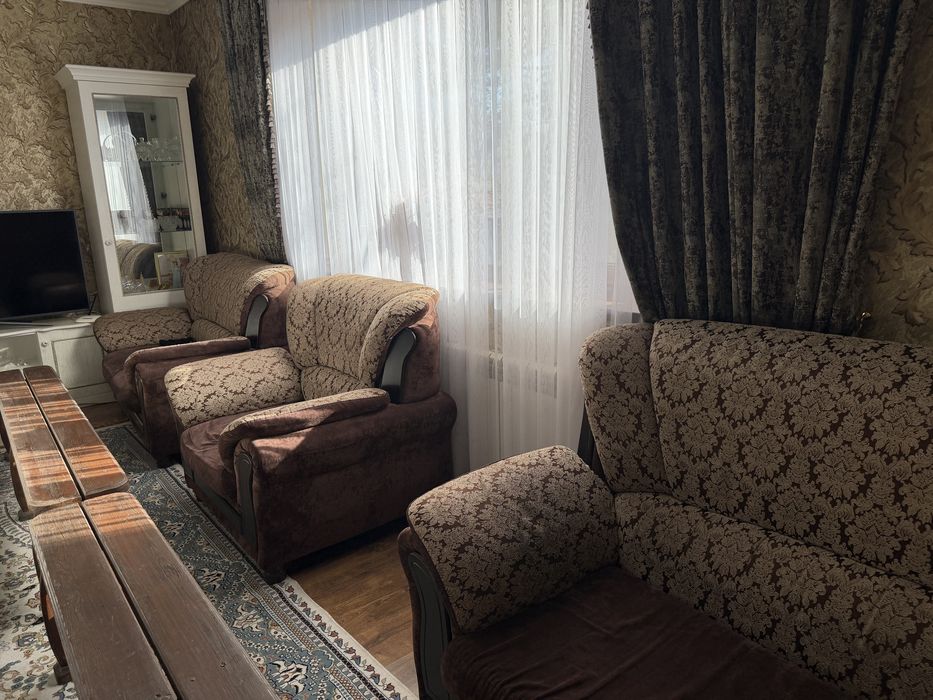 Продам бу диван и кресла