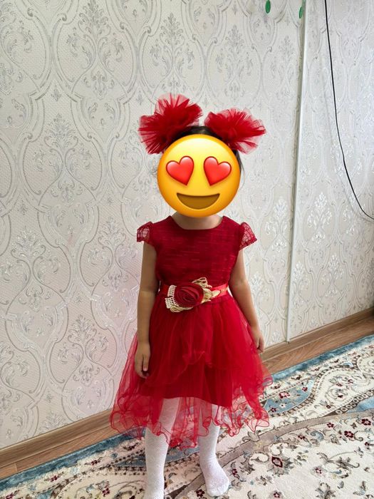 Новое платье для девочки с бантиком 3000тенге