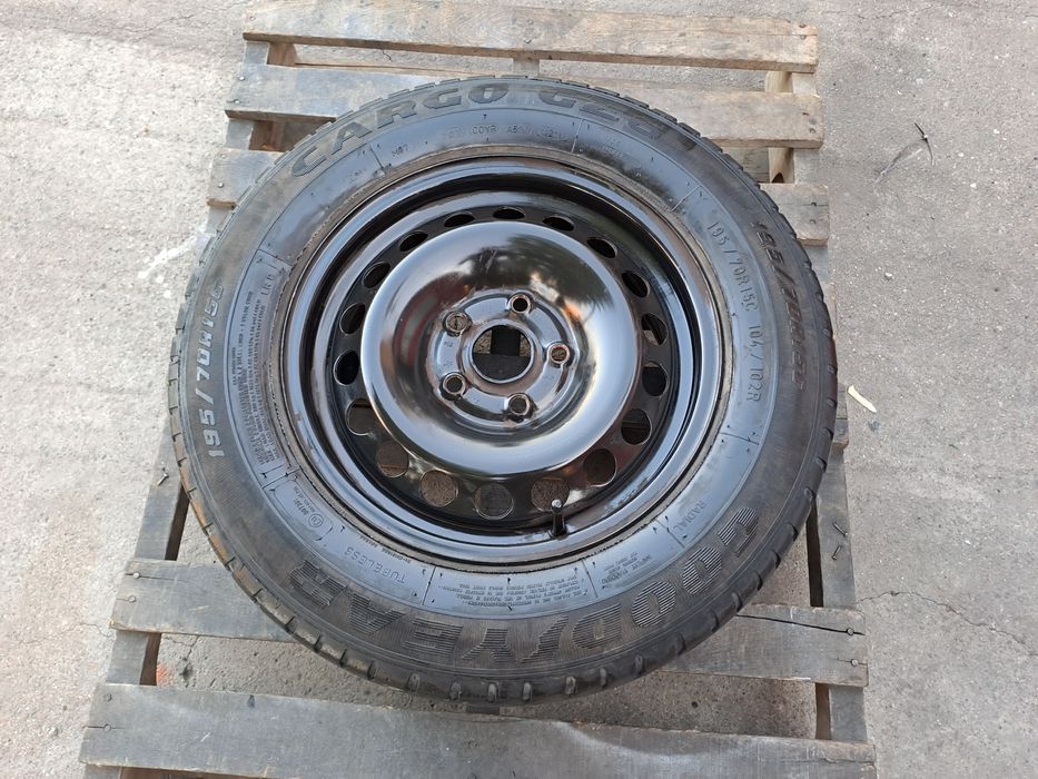 1бр. РЕЗЕРВНА 15" 5Х112 с Бусова 195 70 15C Бус VW T4