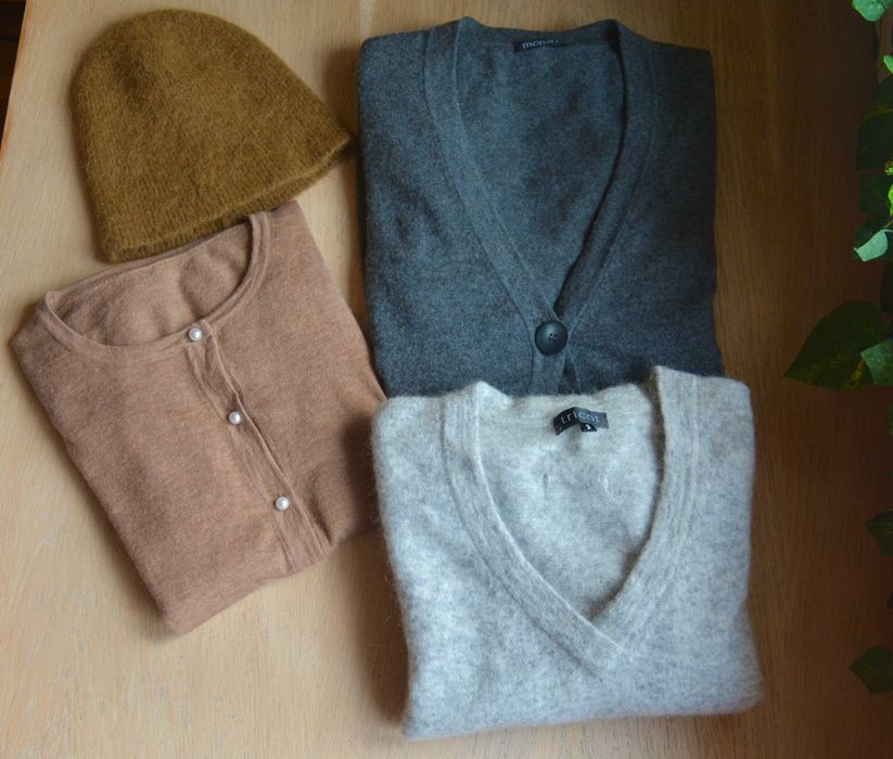 Пуловер и жилетки  с вълна, кашмир, мохер