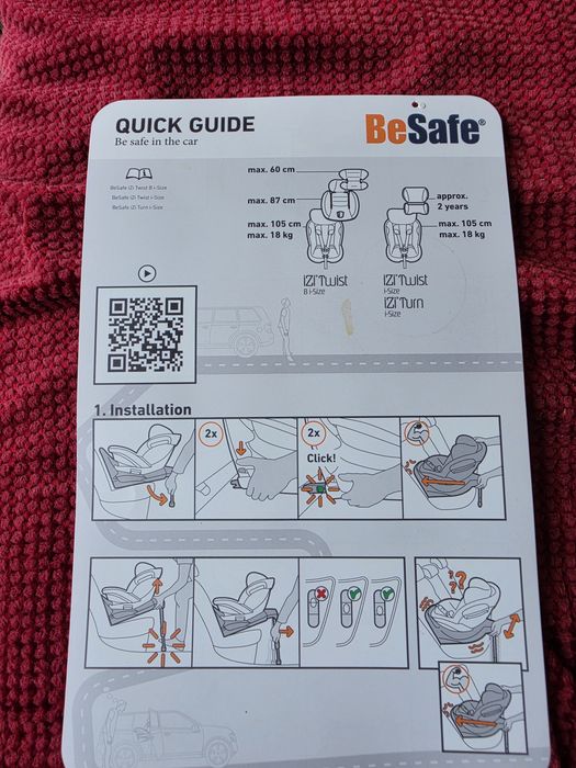 Scaun auto BeSafe iZi Turn 360° peak mesh
