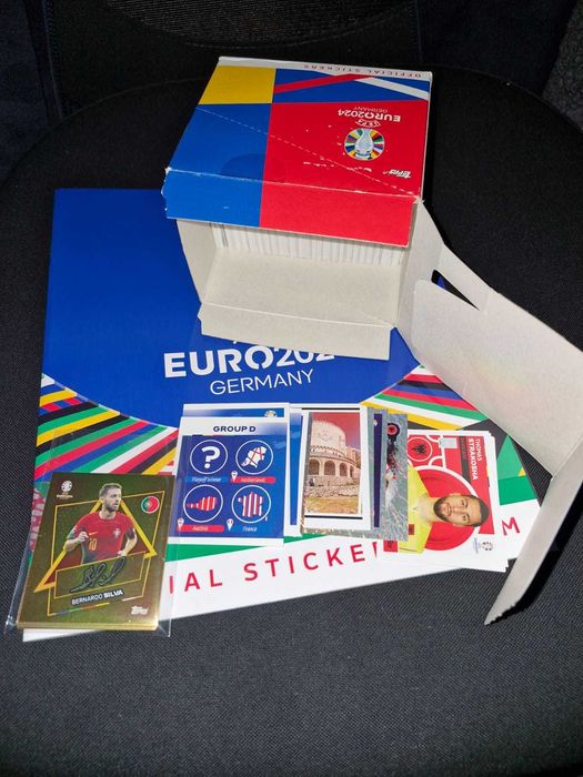 Topps EURO2024, 728 stickere (incluzand toate SP), nelipit + album.