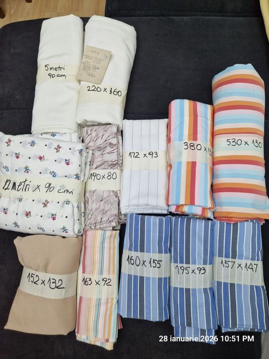 Materiale textile,metraj,bumbac,tafta,catifea