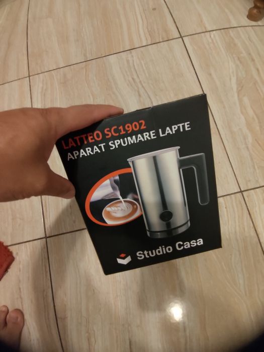 Aparat spumat lapte cu incalzire BARINOX LATTEO SC1902 Studio Casa, 300ml, 450w, inox