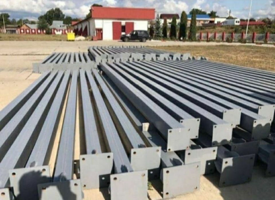Vand structura metalica de pe stoc 12×20×4 din profile ipe 200 ferme s