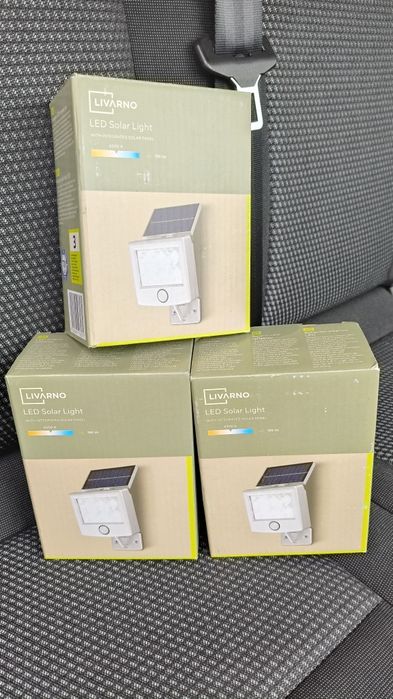 Proiector panou solar cu led și senzor de mișcare
