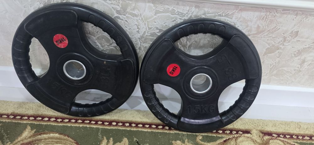 Блины от штанг 15 килограм