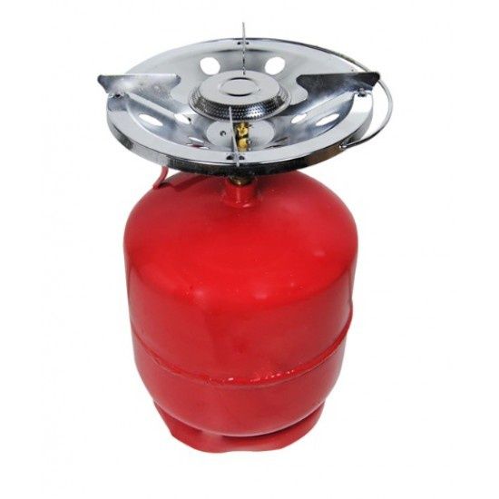 Butelie camping 5 kg /8 L cu arzator metalic inclus