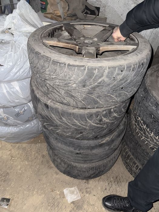 5/112 R18Диски в сборе с резиной