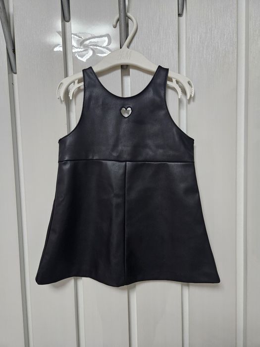 Sarafan/rochita fetita Zara piele 12-18 luni