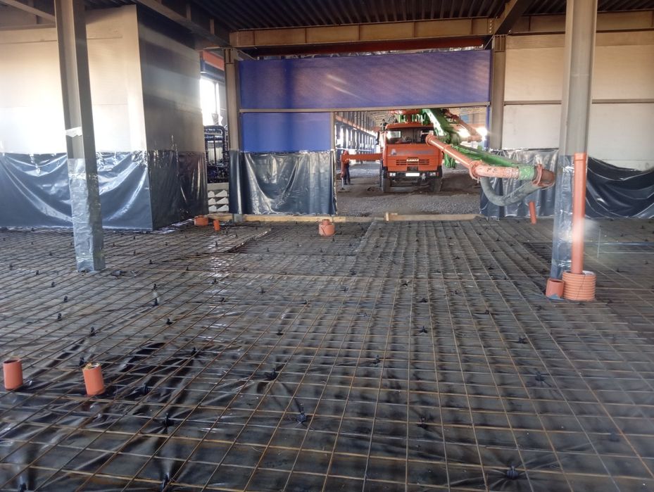 Стяжка пола. Бетонные полы