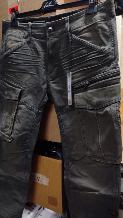 Оригинален карго G-Star Raw Rovic Zip W33 панталон нов мъжки