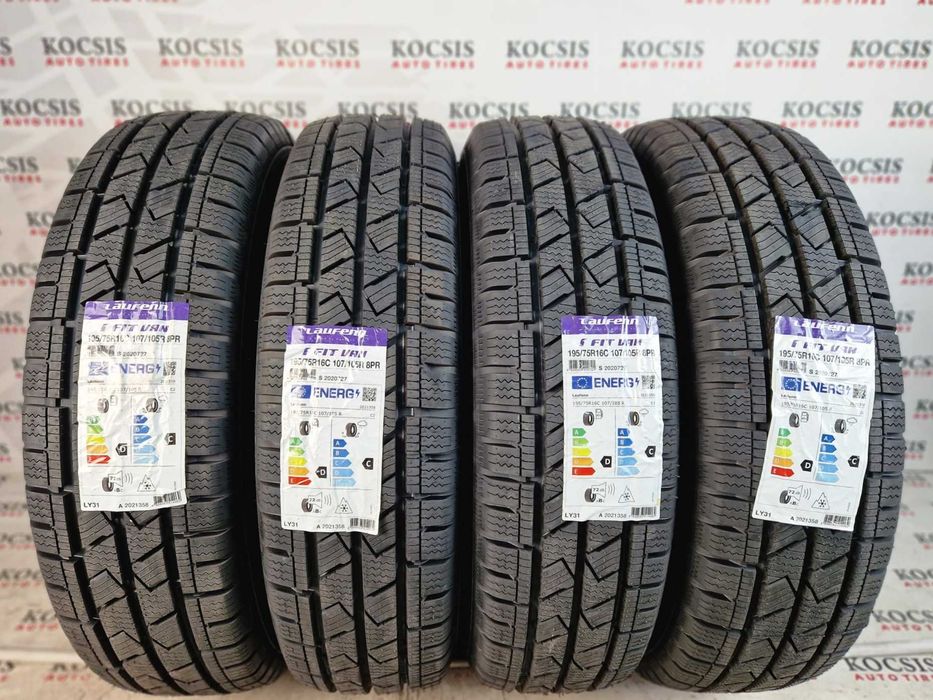 Anvelope second hand m+s 195 75 16C Laufenn ( by Hankook )