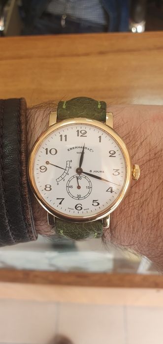 Eberhard&Co 8 Jours aur 18k